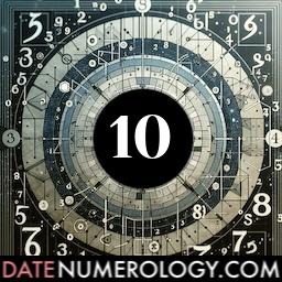 Numerology meaning and interpretation of date 10 according to the Chaldean Numerology Tradition