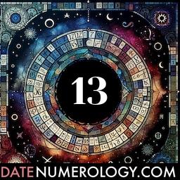 Numerology meaning and interpretation of date 13 according to the Chinese Numerology Tradition