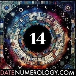 Numerology meaning and interpretation of date 14 according to the Chinese Numerology Tradition