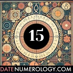 Numerology meaning and interpretation of date 15 according to the Kabbalistic Numerology Tradition