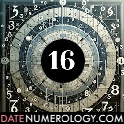 Numerology meaning and interpretation of date 16 according to the Chaldean Numerology Tradition