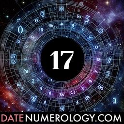 Numerology meaning and interpretation of date 17 according to the Modern Numerology Tradition