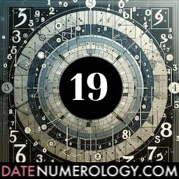 Numerology meaning and interpretation of date 19 according to the Chaldean Numerology Tradition