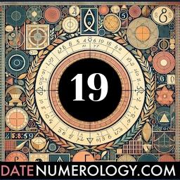 Numerology meaning and interpretation of date 19 according to the Kabbalistic Numerology Tradition