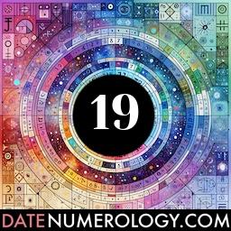 Numerology meaning and interpretation of date 19 according to the Pythagorean Numerology Tradition