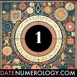 Numerology meaning and interpretation of date 1 according to the Kabbalistic Numerology Tradition