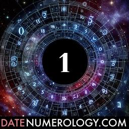 Numerology meaning and interpretation of date 1 according to the Modern Numerology Tradition