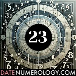 Numerology meaning and interpretation of date 23 according to the Chaldean Numerology Tradition