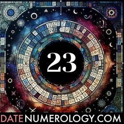 Numerology meaning and interpretation of date 23 according to the Chinese Numerology Tradition