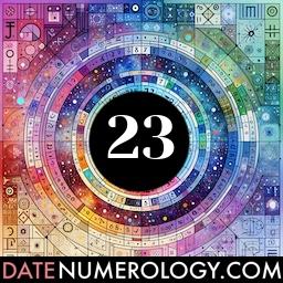 Numerology meaning and interpretation of date 23 according to the Pythagorean Numerology Tradition