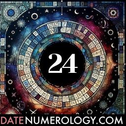 Numerology meaning and interpretation of date 24 according to the Chinese Numerology Tradition