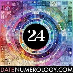 Numerology meaning and interpretation of date 24 according to the Pythagorean Numerology Tradition