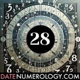 Numerology meaning and interpretation of date 28 according to the Chaldean Numerology Tradition