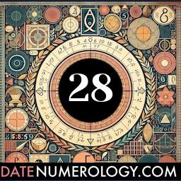 Numerology meaning and interpretation of date 28 according to the Kabbalistic Numerology Tradition