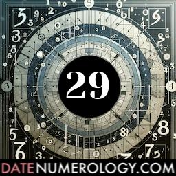 Numerology meaning and interpretation of date 29 according to the Chaldean Numerology Tradition