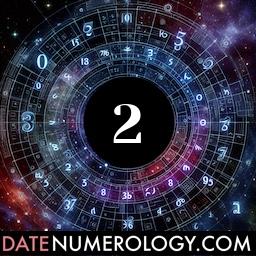 Numerology meaning and interpretation of date 2 according to the Modern Numerology Tradition