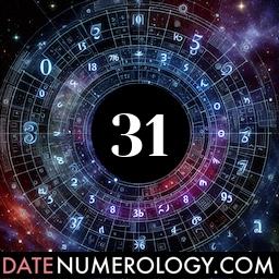 Numerology meaning and interpretation of date 31 according to the Modern Numerology Tradition