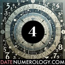 Numerology meaning and interpretation of date 4 according to the Chaldean Numerology Tradition