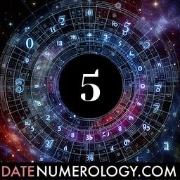 Numerology meaning and interpretation of date 5 according to the Modern Numerology Tradition