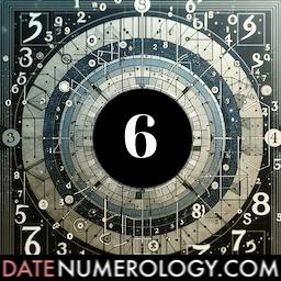 Numerology meaning and interpretation of date 6 according to the Chaldean Numerology Tradition
