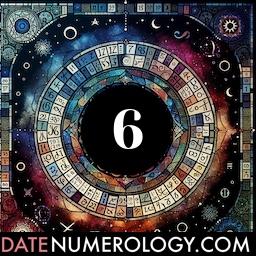 Numerology meaning and interpretation of date 6 according to the Chinese Numerology Tradition