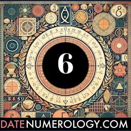 Numerology meaning and interpretation of date 6 according to the Kabbalistic Numerology Tradition