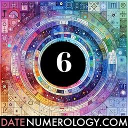 Numerology meaning and interpretation of date 6 according to the Pythagorean Numerology Tradition