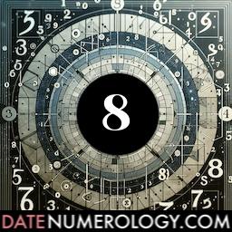 Numerology meaning and interpretation of date 8 according to the Chaldean Numerology Tradition