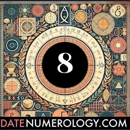 Numerology meaning and interpretation of date 8 according to the Kabbalistic Numerology Tradition