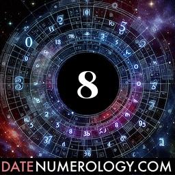 Numerology meaning and interpretation of date 8 according to the Modern Numerology Tradition