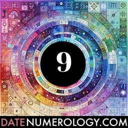 Numerology meaning and interpretation of date 9 according to the Pythagorean Numerology Tradition